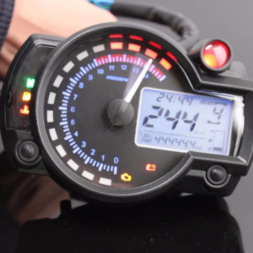 

Newest Adjustable MAX 199km/h 15000rpm KOSO RX2N with LCD Display Digital Motorcycle Odometer Speedometer Hot Drop Shipping