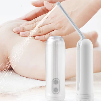 

Portable Travel Electric Bidet Sprayer With 180°adjustable Nozzle Handheld Personal Bidet For Adult Personal Care Cleaning