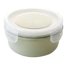 Прямоугольная круглая коробка для хранения продуктов, чай, зерно, специи, еда, зерно, пластиковая коробка для хранения для кухни, контейнер для холодильника