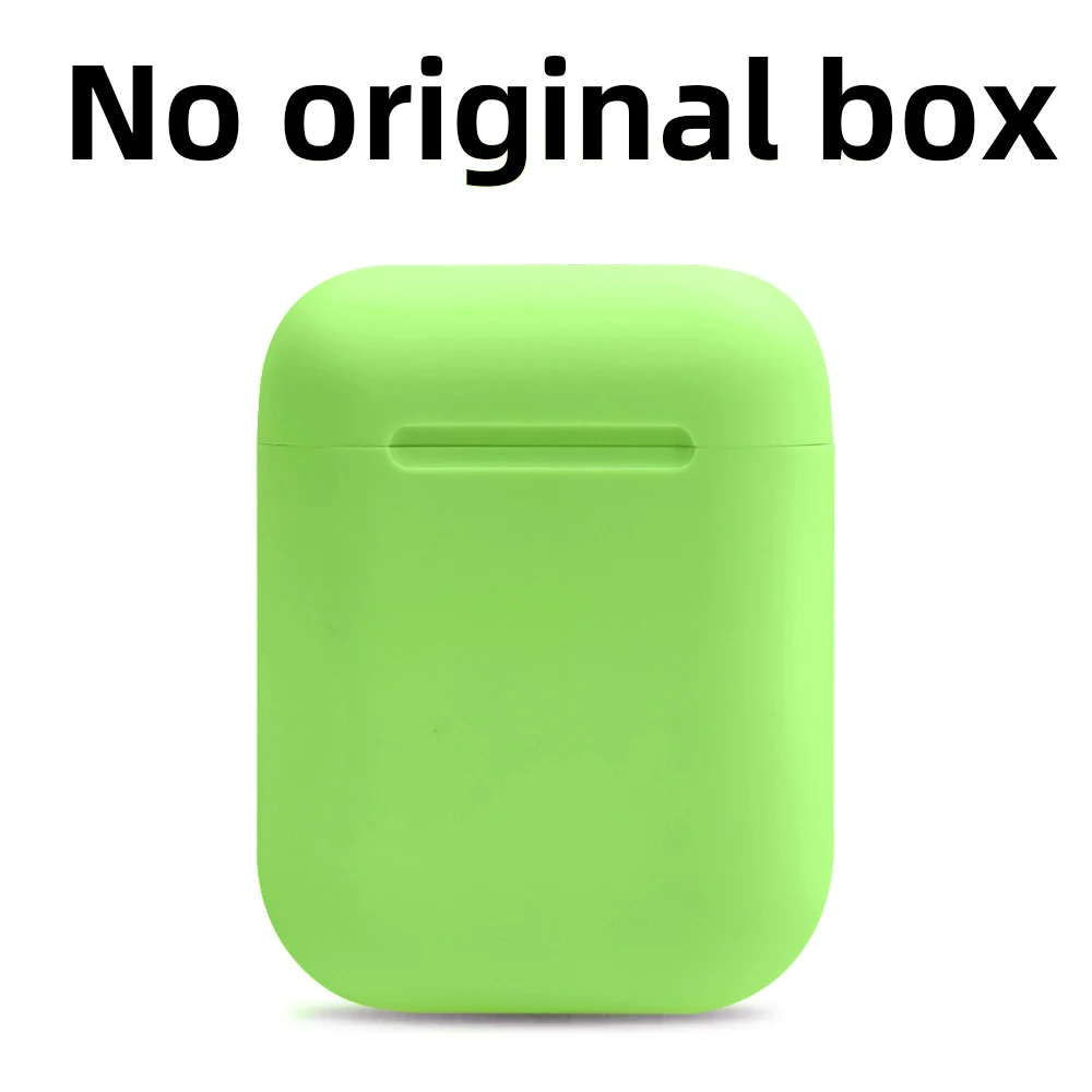 i12 D Green no box Macarons i12 TWS беспроводные наушники Bluetooth 5,0 спортивные наушники с защитой от пота сенсорные Портативные наушники для i10 i20 tws i30 i60 i80 - Цвет: i12 D Green no box