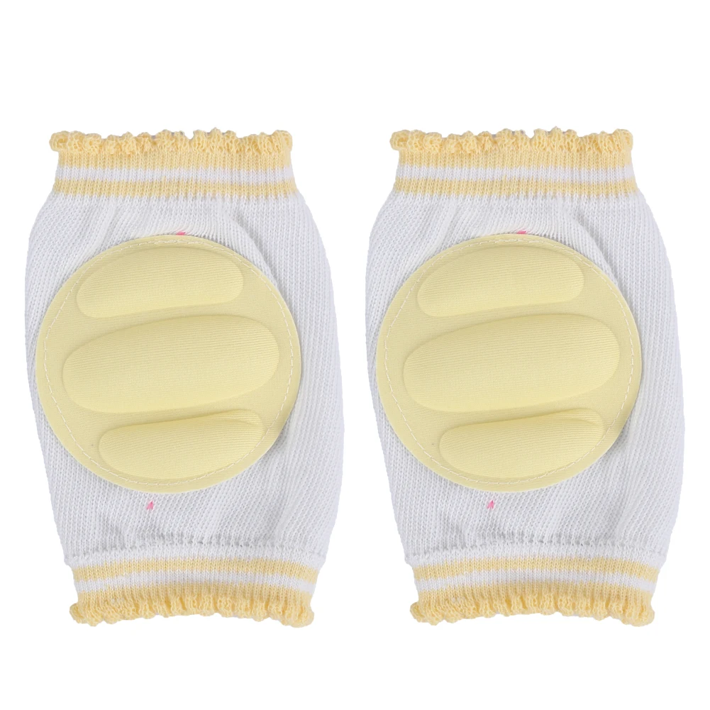 1 пара, наколенники унисекс для новорожденных мальчиков и девочек, защитные наколенники для ползания, противоскользящие защитные подушечки - Цвет: Beige
