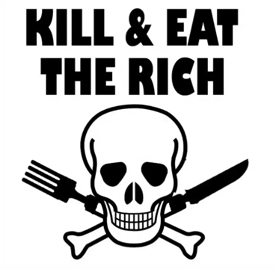 

CS-1502#15*16.7cm Kill eat the rich reflective funny car sticker vinyl decal silver/black for auto car stickers styling
