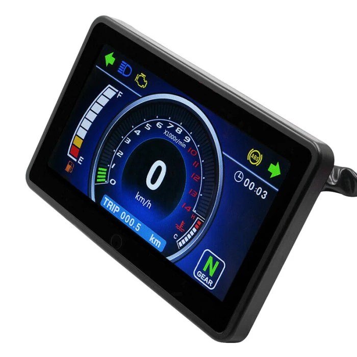 Hot Motorcycle LCD Screen Speedometer Digital Waterproof Multi-function Odometer J99