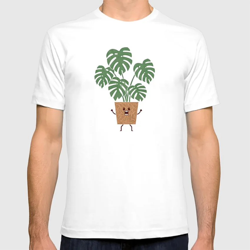 Monstera футболка monstera plant nature tropical jungalow humor leaf monster cute