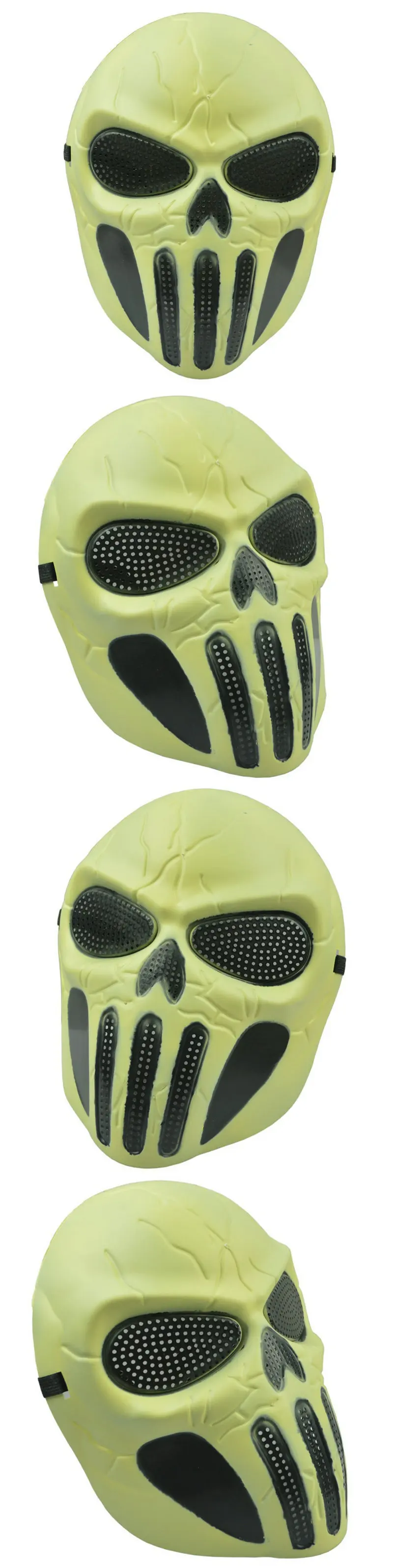 Chief Horror Camouflage Mask Protective Mask Full Face CS Skeleton Mask America Captain Halloween Mask