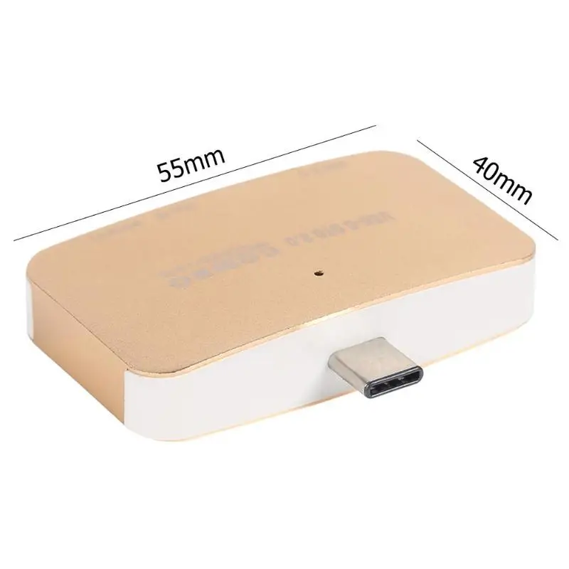 Usb type-C OTG кард-ридер type-C TF карта памяти USB3.0 Смарт-кард-ридер для ПК управление простой удобный полезный