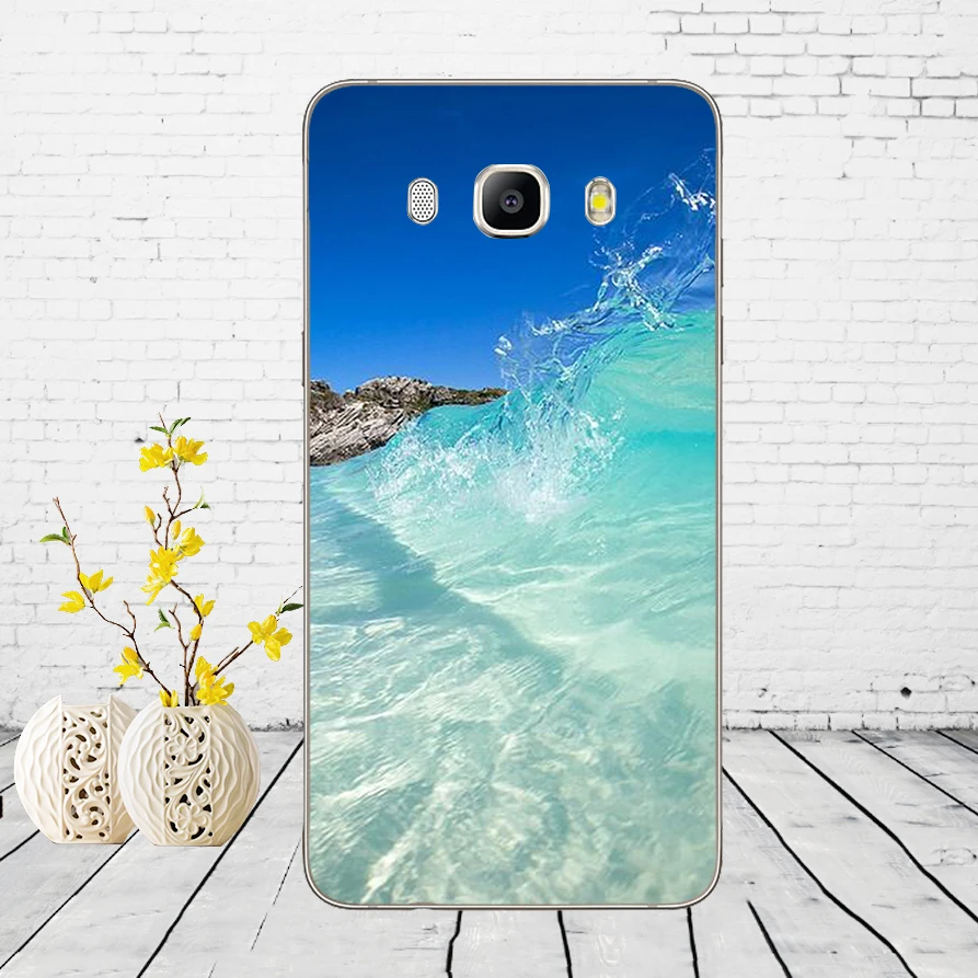 15 Летний пляж на закате на море пальмы чехол с елкой Крышка для samsung Galaxy a3 a5 A6 A8 j3 j5 j7 - Цвет: 15