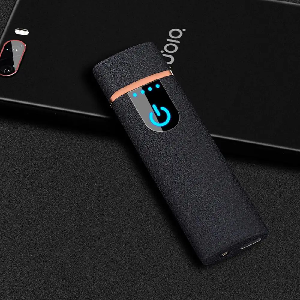 type 3 Сенсорный экран сенсор прикуриватель компактный умный датчик usb зарядка зажигалки Вольфрам беспламенный Премиум зажигалка - Цвет: type 3