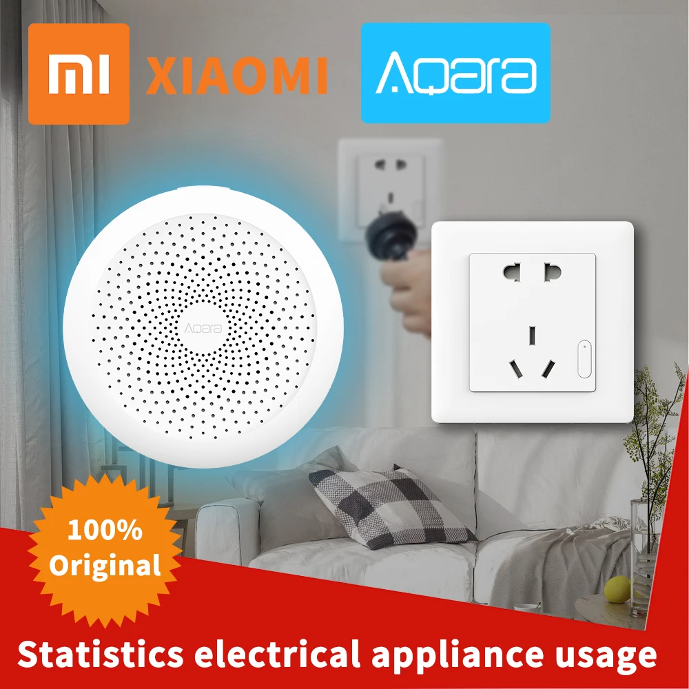 Xiaomi Aqara умная настенная розетка Zigbee wifi Пульт дистанционного управления беспроводной переключатель работает для Xiaomi умный дом наборы приложение