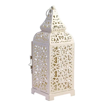 

Candle Holder Candlestick Moroccan European Hanging Lantern Party Romantic Hollowed Out Home Garden Temple Tower Wedding Decor