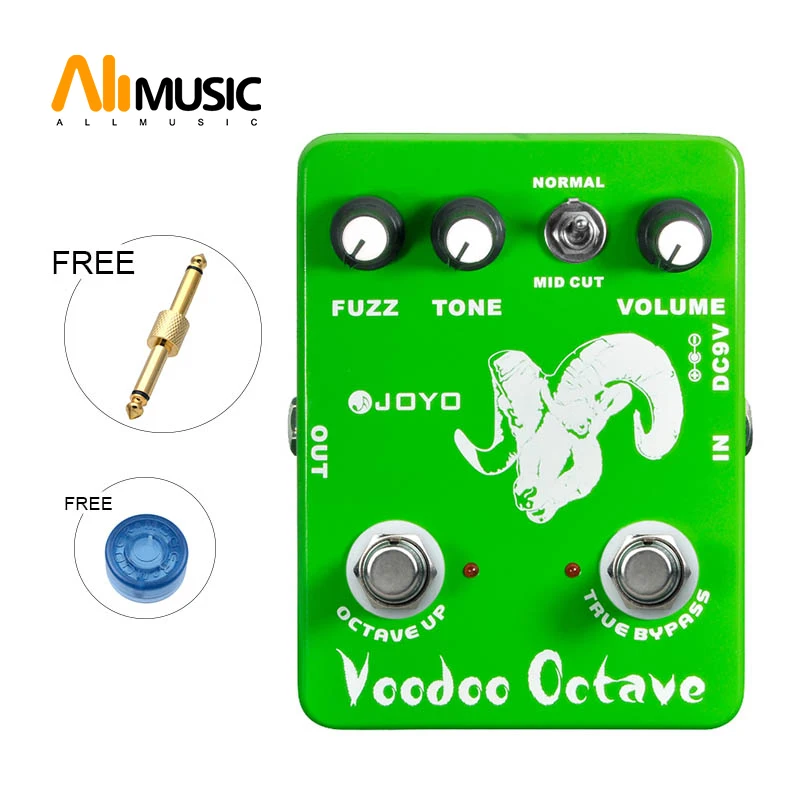 

JOYO JF-12 гитара Voodoo Octave Фуз-эффект гитарная педаль, электрические басовые динамические компрессионные эффекты с разъемом для педали