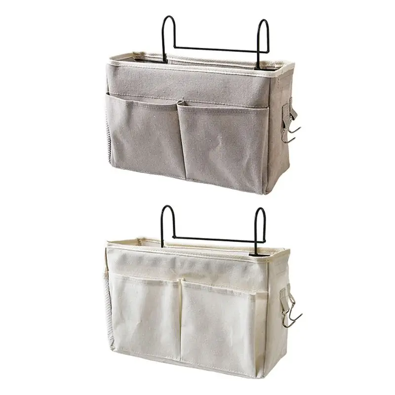 Bedside Caddy Hanging Storage Bag Organizer Dorm Room Phone Book Magazine Holder