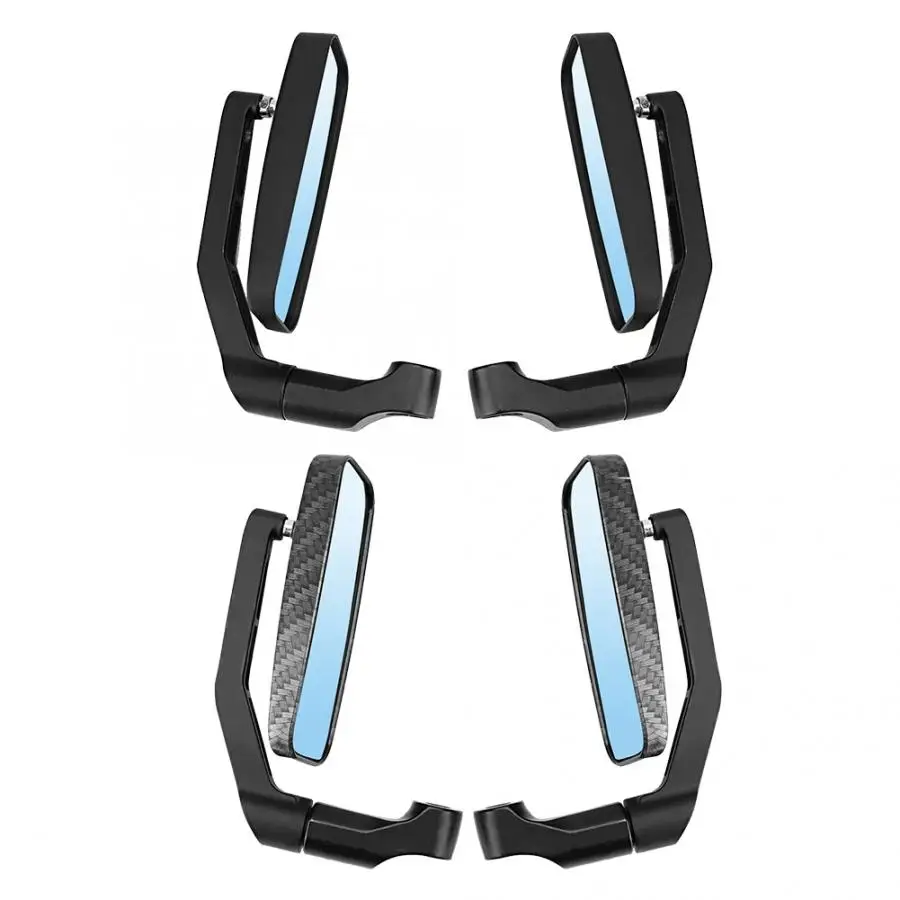 

2pcs Motorcycle Modified Aluminum Rearview Reverse Side Mirrors Anti-Glaring Motorcycle Square Rearview Mirror
