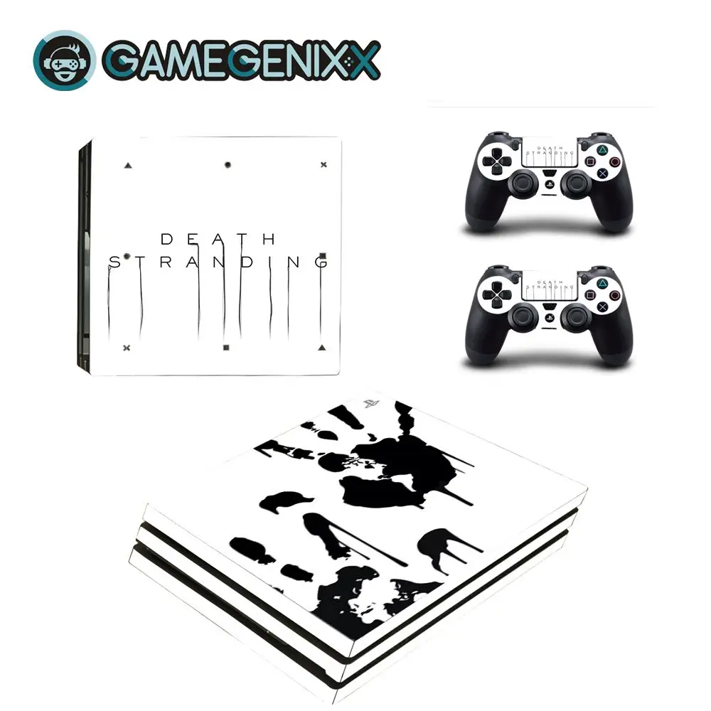 Death Stranding GAMEGENIXX Кожа Наклейка защитная виниловая наклейка для PS4 Pro консоли и 2 контроллеров-Death Stranding - Цвет: Death Stranding
