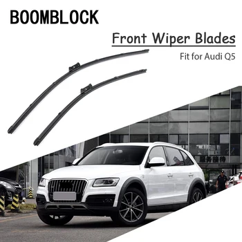 

BOOMBLOCK 2pc Car Windshield Rubber Wiper Blades Arm Kit For Audi Q3 2016 2015 2014 2013 2012 2011