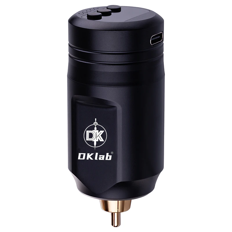 

DKLAB Wireless Tattoo Power Supply RCA Connector Mini Digital Tattoo Battery Power for Rotary Tattoo Pen Machine tattoo supplies