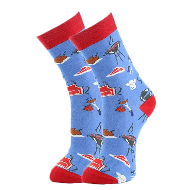 COSPLACOOL/Лидер продаж, продукт, высокое качество, классические Креативные мужские носки с животным принтом, мужские носки в стиле хип-хоп, Calcetines Hombre Sox Sokken - Цвет: 15