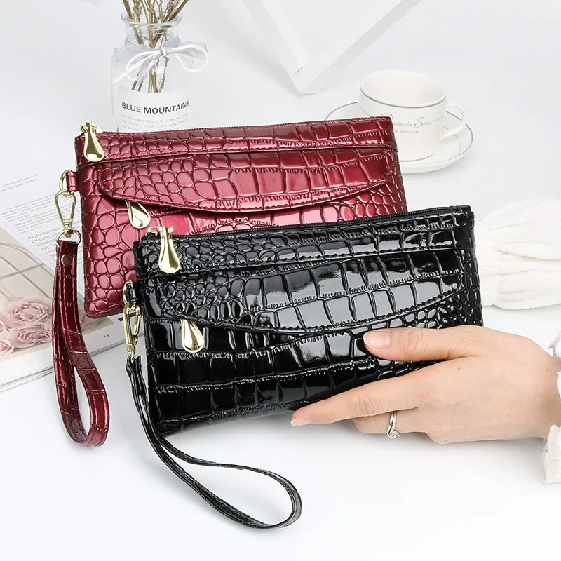 

Women Wallets Classic Long Style Card Holder Female Purse Quality Zipper Large Capacity Big Brand Luxury Wallet For Ladies