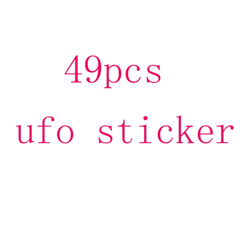 

49 Pcs/lot Outer Space Theme Different Round PVC Stickers