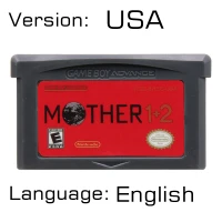 Mother 1 and 2 USA 32 бит видеоигры картридж Консоли Карты для nintendo GBA матери серии - Цвет: Mother 1 and 2 USA