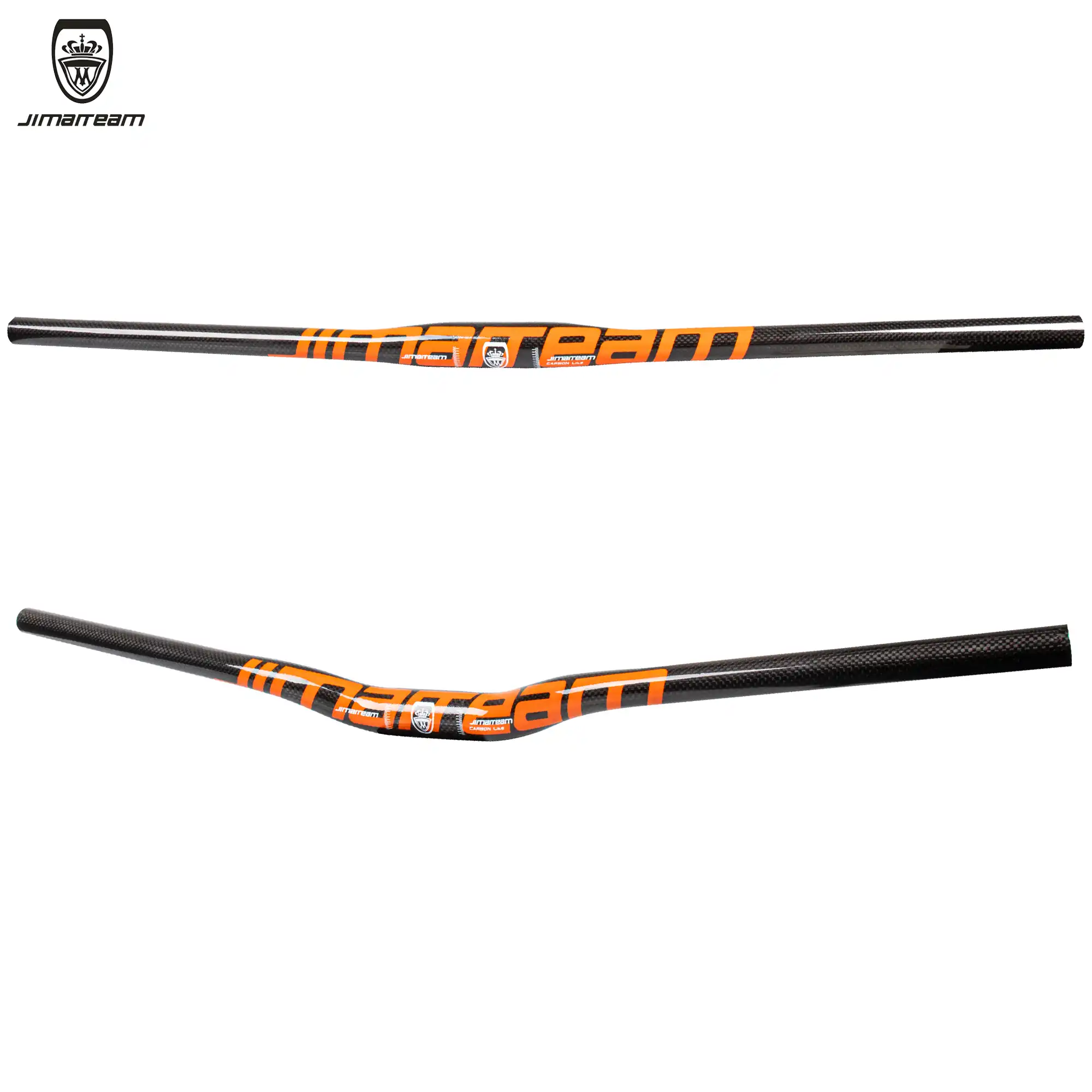 orange mountain bike handlebars