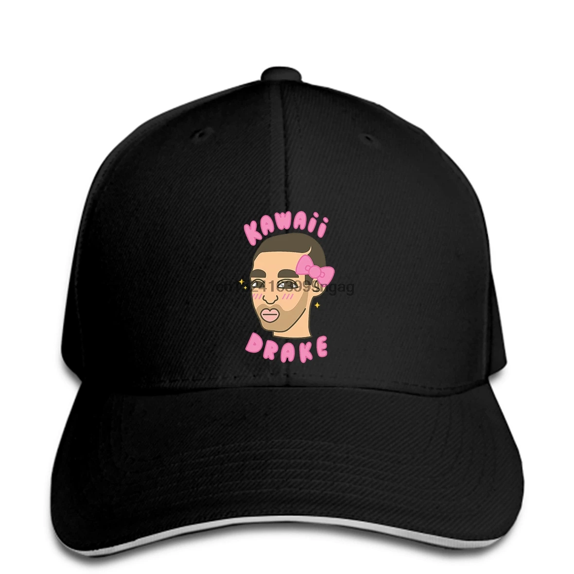 Бейсболка Popkiller Kawaii Дрейк от Sparklebombb артистическая серия Классический вырез