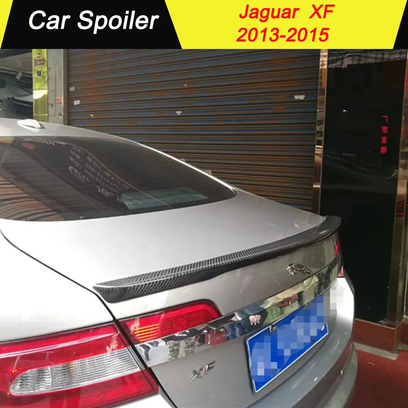 

high quality and hardness Carbon Fiber Car Rear Trunk Spoiler For Jaguar XF 2013 2014 2015