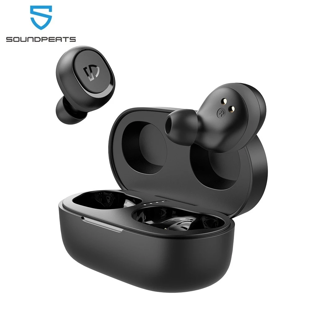 SoundPEATS Wireless Earbuds Bluetooth 5.0 in-Ear Stereo TWS Sports Earphones IPX7 waterproof Monaural/Binaural Calls best wireless headset