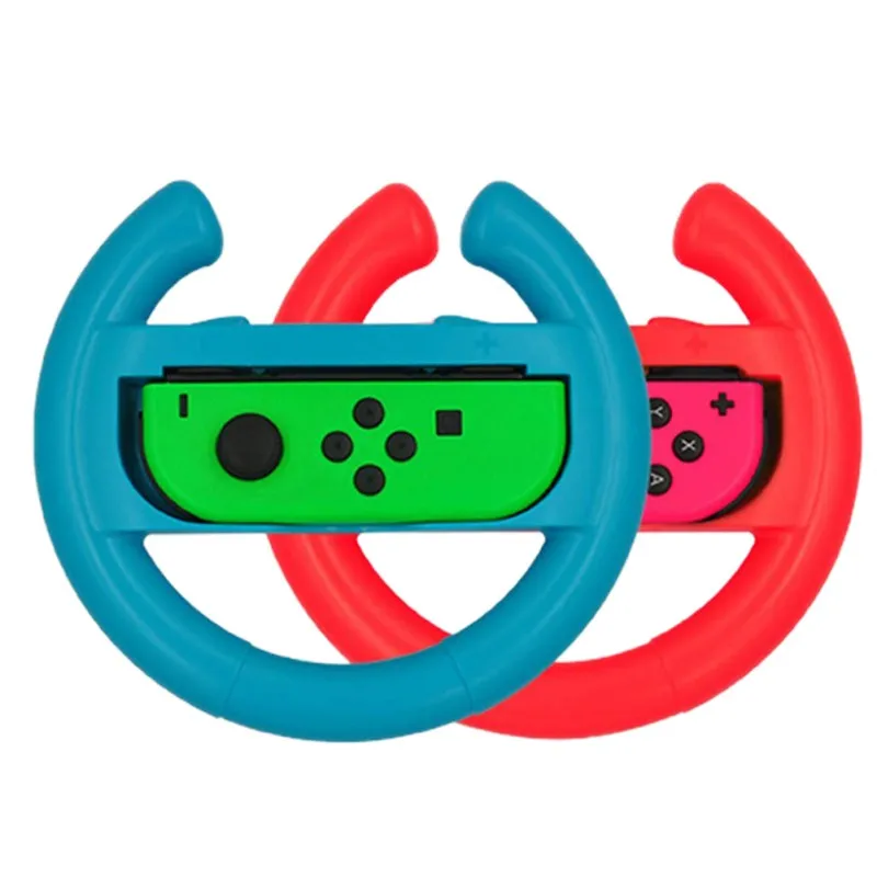 2pcs/set Racing Steering Wheel Anti-scratch Controller Handle Grips Holder Bracket For Switch Games