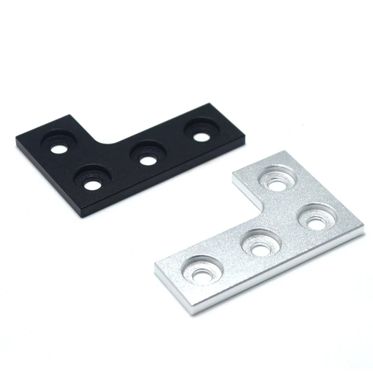 

4 Hole L shape joining plate for 3D printer 2020 joining strip plate for aluminum accessories