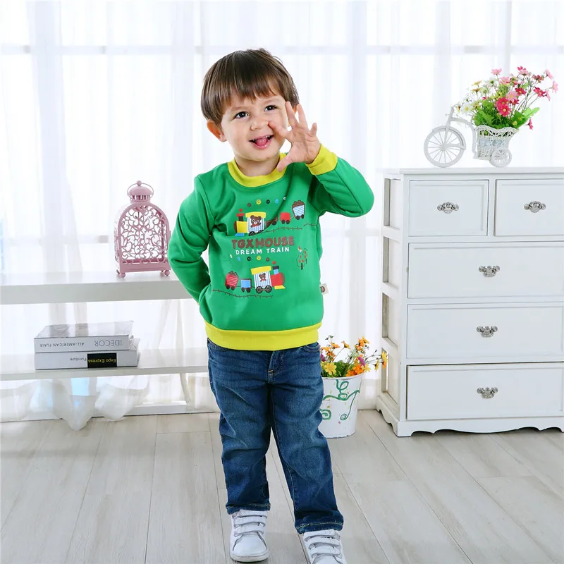 Весенне-осенний комплект одежды для маленьких мальчиков и девочек, хлопковая детская одежда для малышей спортивный костюм с надписью для