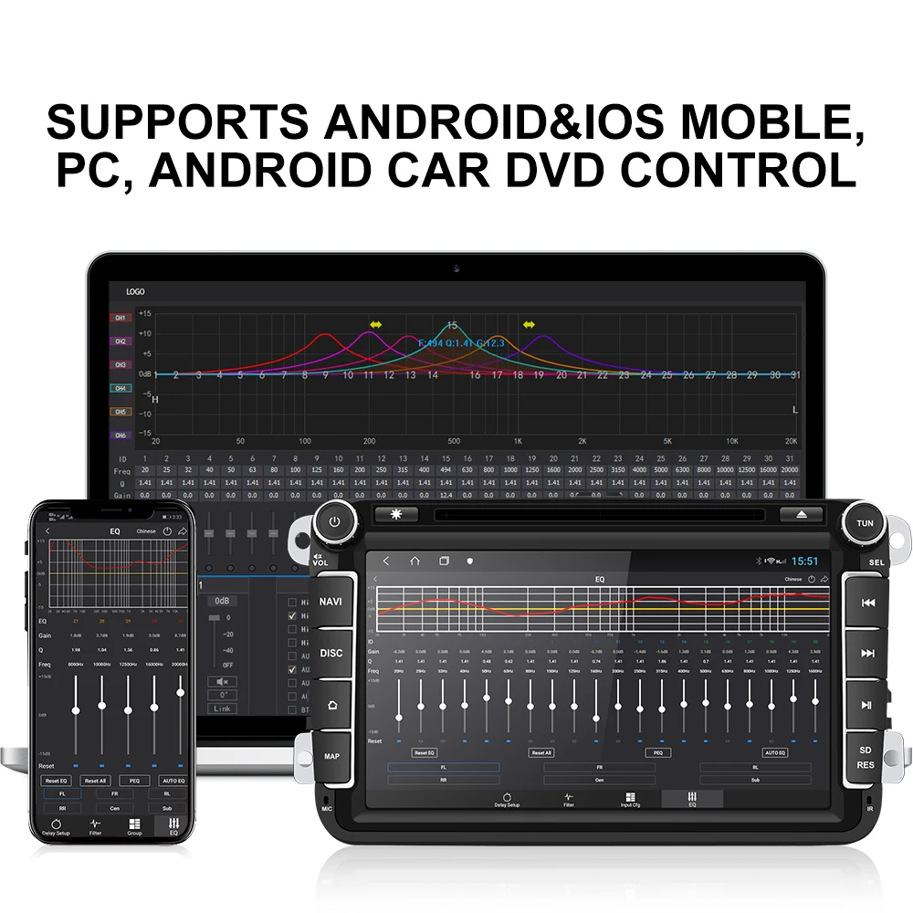 ISUDAR автомобильный DSP усилитель авто аудио цифровой звуковой процессор 700 Вт макс