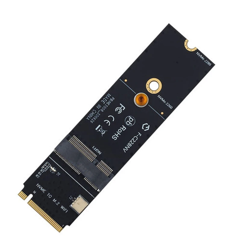 M.2 KEY M основных A E/E адаптер Райзер Беспроводной сетевая карта с антеннами NVMe PCI