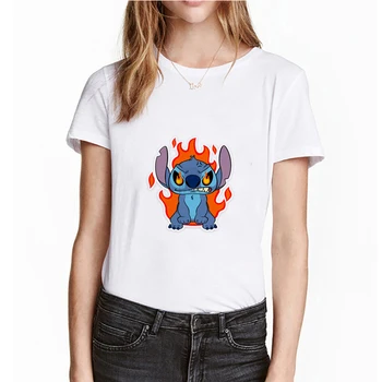 

Women Fashion Casual Harajuku Tshirt Female Cute Tee Tops Clothes New Summer T-shirt Cartoon Printed T Shirt
