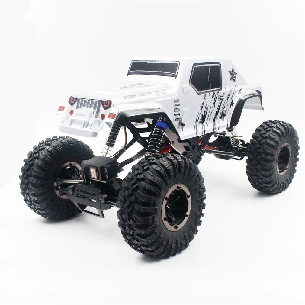 1072-SJ 1:10 2,4G 4WD матовый Радиоуправляемый гусеничный автомобиль с дистанционным управлением большая ножка Выкл-модель дорожного транспортного средства РТР игрушка для детей подарок