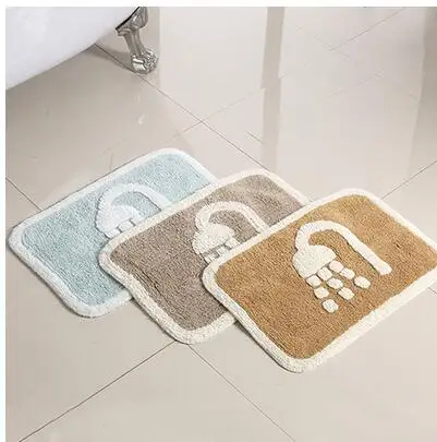 Синель Туалет дверной коврик дверь прихожая ванная комната абсорбирующий нескользящий коврик педаль дверной коврик