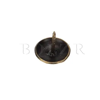 

BQLZR 500x Elegant Bronze Upholstery Nails Tack Studs Pins 16x15mm Home