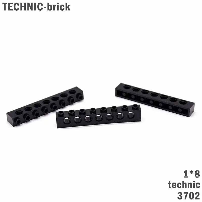 

10Pcs/lot MOC Technic Creative Bricks 33702 1*8 Building Blocks technical Creator Parts DIY Educational gifts Toys