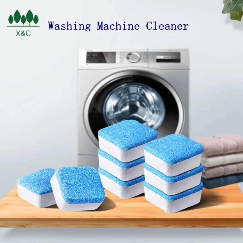 

XinChen 3/6/12pcs Washing Machine Cleaner Washer Cleaning Detergent Effervescent Tablet Washer Cleaner