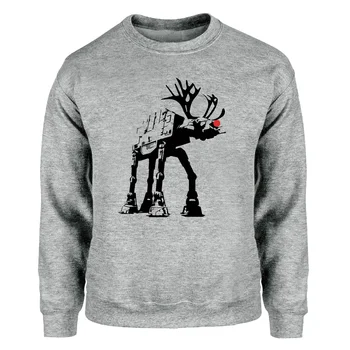 

Reindeer Sweatshirts Men Anime Crewneck Hoodies Sweatshirt Hipster New Winter Autumn Fleece Warm Streetwear Harajuku Sportswear
