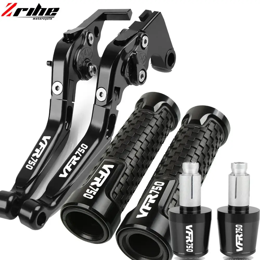 

Motorcycle Aluminum Brake Clutch Lever Handlebar Handle Grips Ends For Honda VFR 750 VFR750 1991 1992 1993 1994 1995 1996 1997