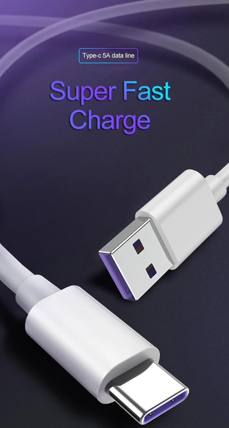 USB 5A type-C кабель для huawei P30 P20 Pro lite Mate20 10 Pro P10 Быстрая зарядка быстрое зарядное устройство кабель для передачи данных USB код Supercharge