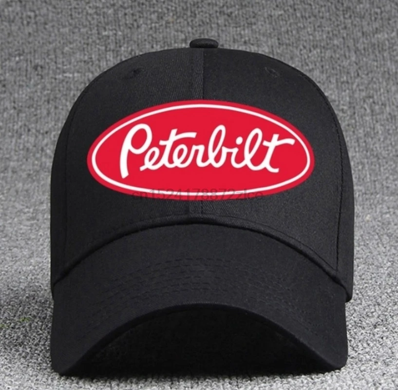 Повседневная хлопковая бейсболка с логотипом Peterbilt и может быть правильно скорректирована по размеру(унисекс