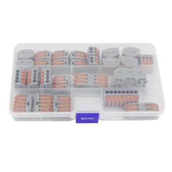 

One box of 28 PCS PCT-212 ~ PCT-218 quick connection terminal universal soft and hard wire fast junction box
