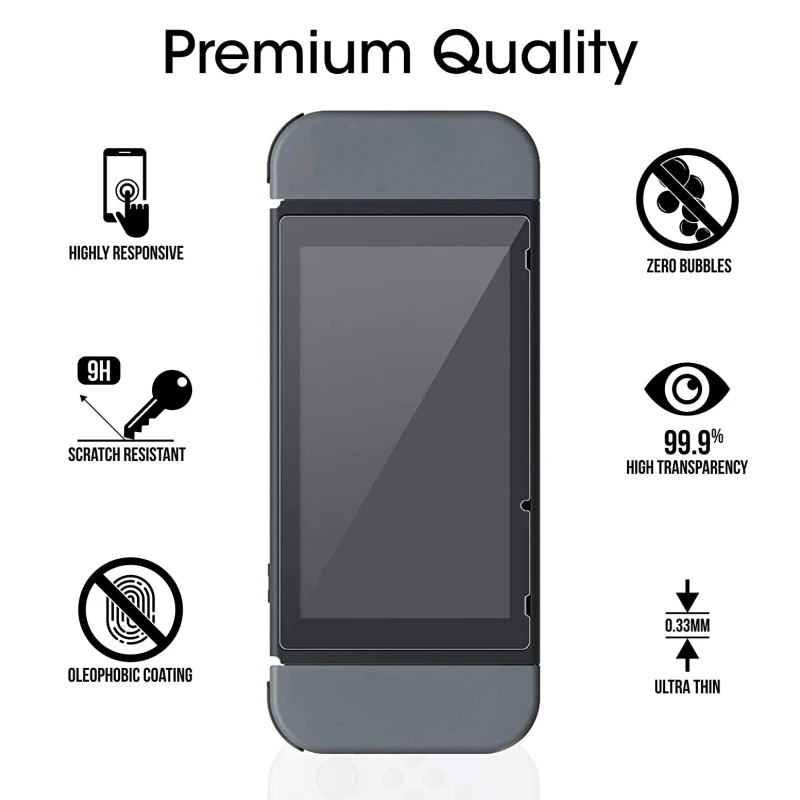 FDHYFGDY 2 Pièces Verre Trempé Pour Lenovo Legion Go, 9H Dureté Résistant Aux Rayures Verre