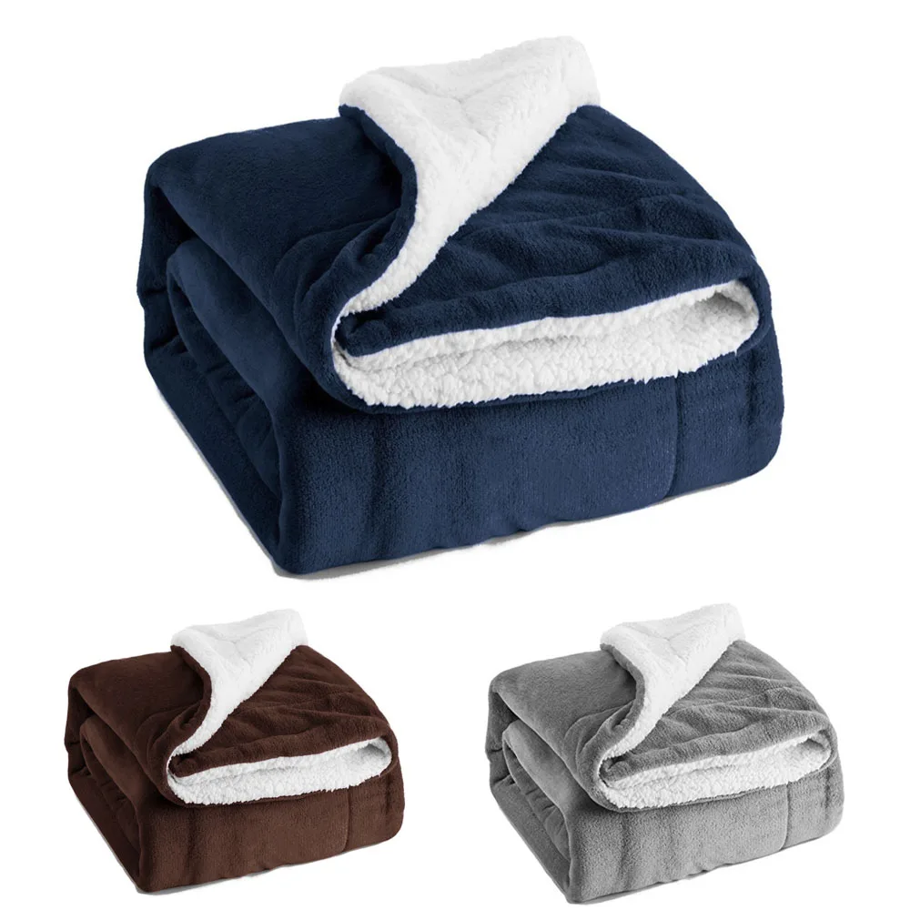 Шерстяное кашемировое одеяло высокого качества, мягкое одеяло s для кровати, дивана, зимнее утепленное одеяло из овечьей шерсти, вельветовые покрывала, флисовые Новые