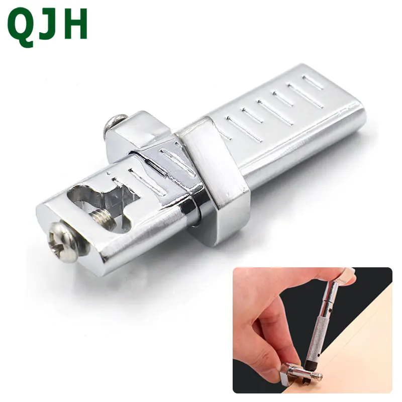 Leather Tools Auxiliary Carving Rotary Knife Accessories Metal Scratches Edge Locator Frame Cutter Knife Holder DIY Tools