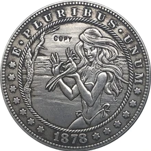 Hobo никель США морганский доллар 1878-CC копия монет Тип 129