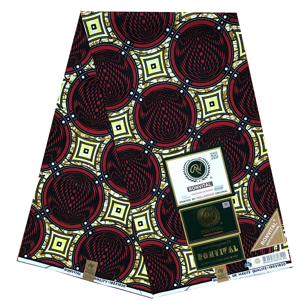 

New Guaranteed Real Dutch Wax Block Prints In Original Wax 100% Cotton Veritable Wax Veritable African Ankara Fabric