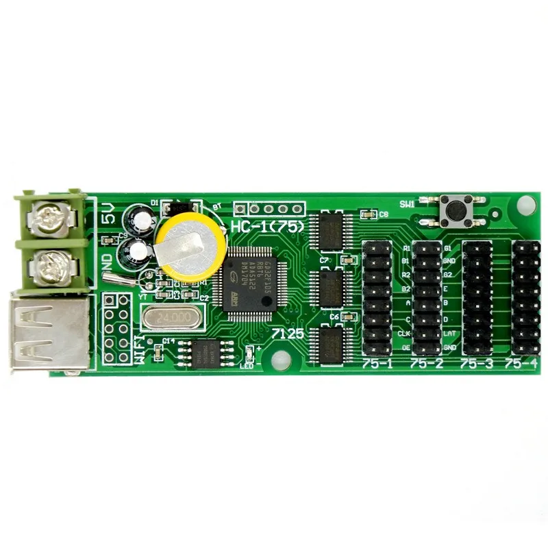 HC 1 USB полноцветная светодиодная карта управления U disk асинхронный Светодиодный